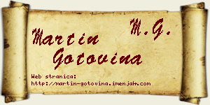 Martin Gotovina vizit kartica
